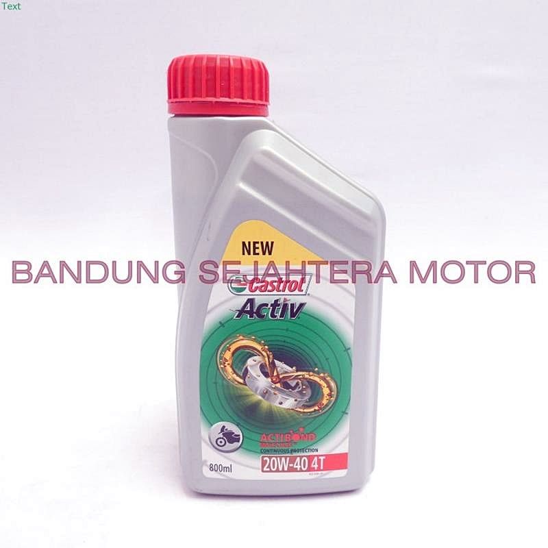 Castrol Active Xtra 4T 0.8L น้ํามันอะไหล่