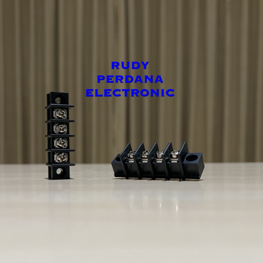 Hitam Terminal BLOCK BLACK KF45 9.5MM 4P 4 PIN FEET