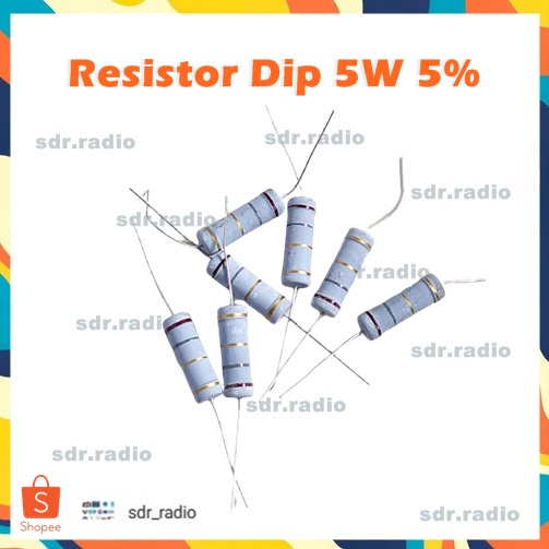 Dip Resistor 0.18R ohm 3W 0R18 3 วัตต์ 5%