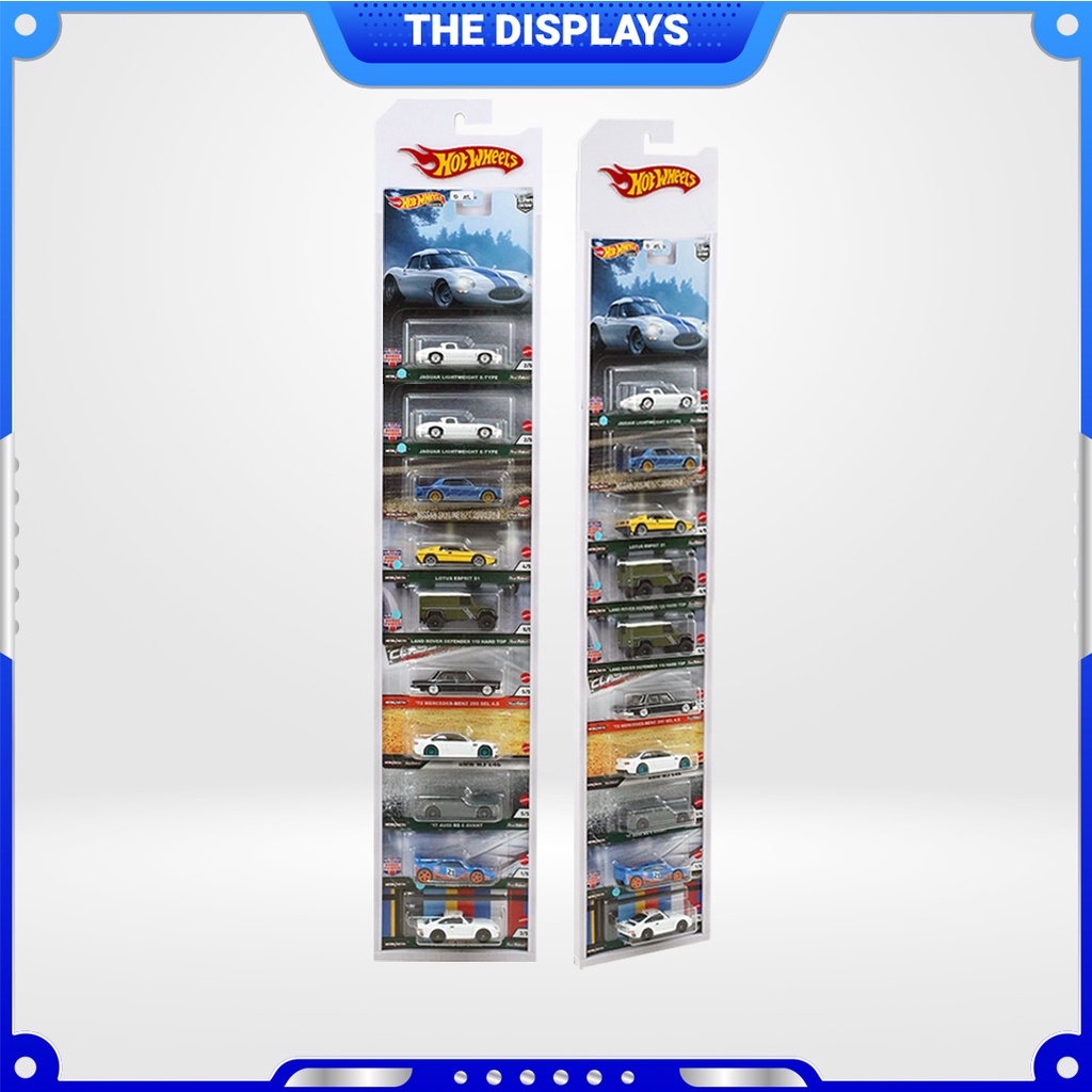 ย้อนยุค HOTWHEELS DISPLAY RACK CONTAINS 10 PVC BOARD MATERIAL