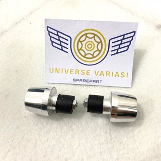 ลูกตุ้มมือจับ CHROME JALU PCX CROME JALU UNIVERSAL PCX ORI มาตรฐาน CHROME SET ซ้ายขวา CROM NINJA VIXION VEGA JUPITER MIO FINO SOUL VARIO Tojiro GENIO NMAX AEROX ADV KLX UNIVERSAL CBR GSX SMILE Gt125 ฯลฯ