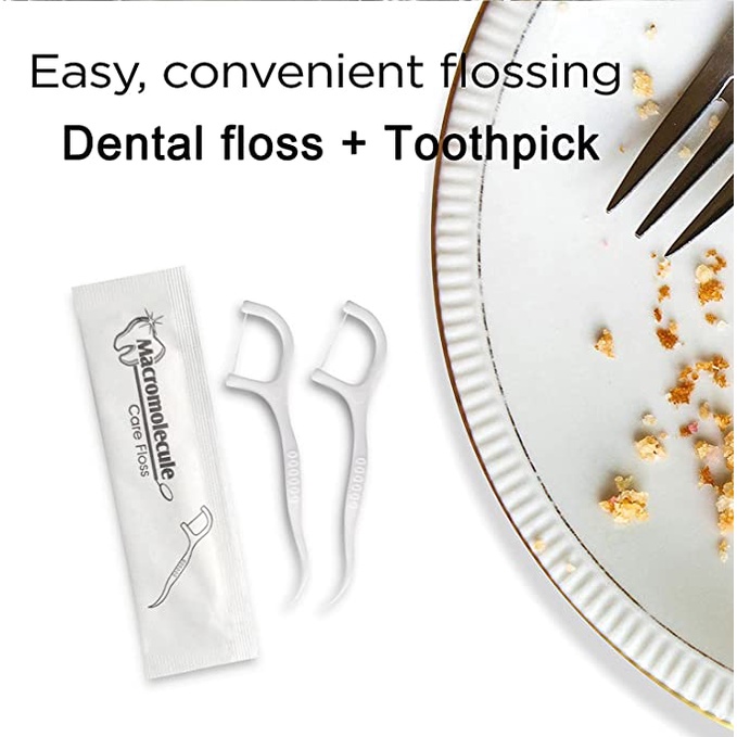 ไหมขัดฟัน แบบใช้แล้วทิ้ง 500 ชิ้น ห่อแยกชิ้น, ถุงเดี่ยว, ไหมขัดฟัน สําหรับเดินทาง, ไหมขัดฟัน แบบไม่ปรุงแต่งรส, ไหมขัดฟัน - รูปที่ 7