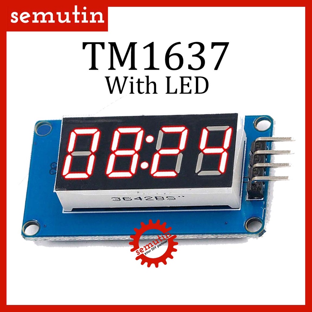 TM1637 LED / Module 4 Bits Digital Tube Digit Bits Seven Arduino Raspberry Pi