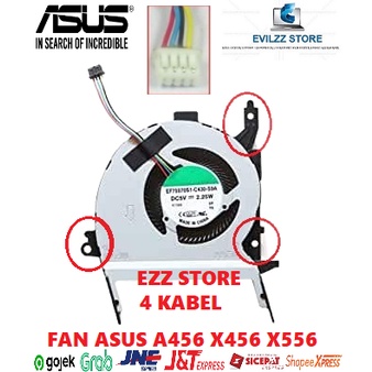 พัดลม ASUS A456 A456U A456UJ A456UQ A456UR A456UV A456UQ A456UR A456UV X456U X456UA X456UA X556UB X4