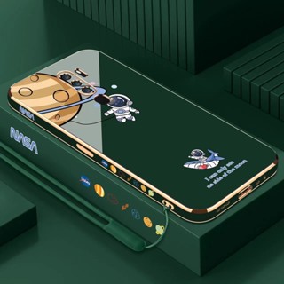 เคส OPPO Reno 6 5G F11 Pro A73 2020 A93 4G Reno 4F A95 A74 4G A94 4G Reno 5F A77 5G A57 5G เคสโทรศัพท์นักบินอวกาศกล้องโทรทรรศน์