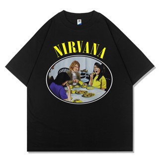 เสื้อยืด ลาย Nirvana KONG GUAN | ป้ายแท็กข้อเสีย สําหรับไฟฉาย | เสื้อยืด พิมพ์ลายดนตรี | เสื้อยืด พิมพ์ลายวง Band | Bootlag รองเท้าบูท |