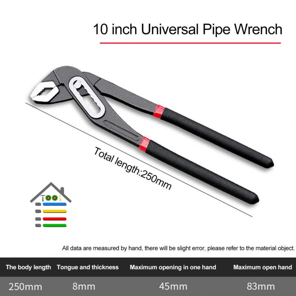 BIRD CLAMP PLIERS PIPE WRENCH ปั๊มน้ํา PUMP PLIERS 10 นิ้ว