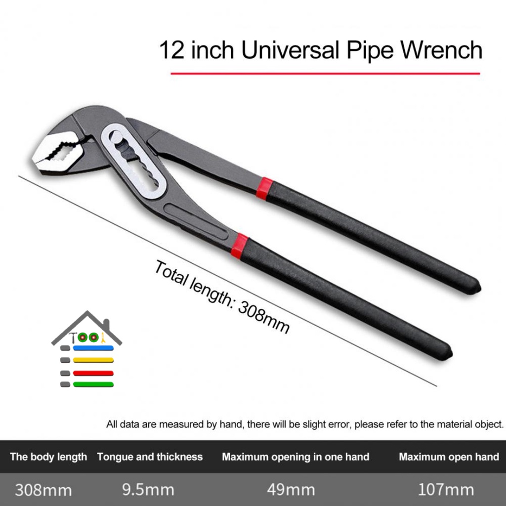 BIRD CLAMP PLIERS PIPE WRENCH ปั๊มน้ํา PUMP PLIERS 12 นิ้ว