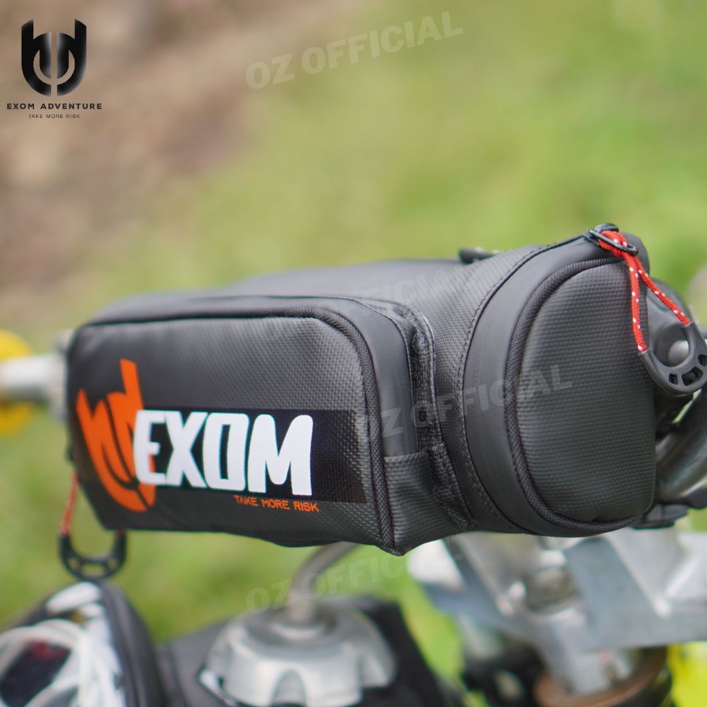 Exom Trail Motorcycle HANDLEBAR Bag Sport Storage Bag Universal Motocross Adventure - WATERPROOF TRBAS HANDLEBAR กระเป๋าถือ
