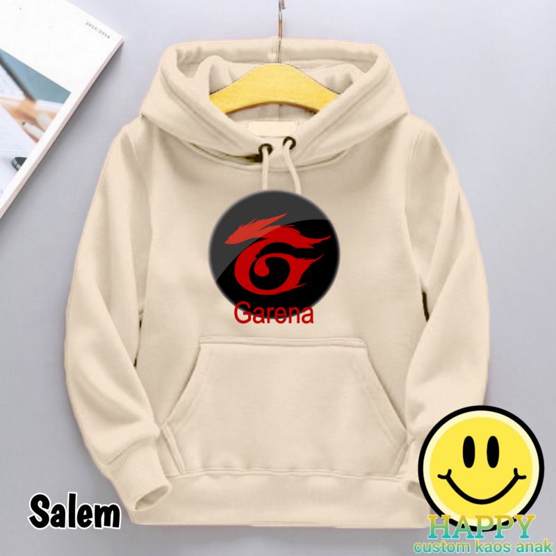 เสื้อแจ็คเก็ตสเวตเตอร์เสื้อฮู้ดเด็ก Garena