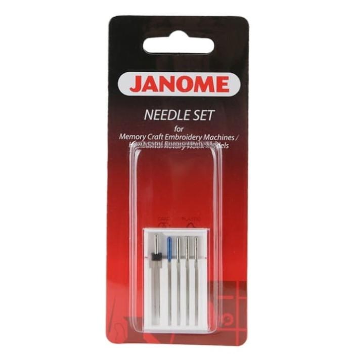 ชุดเข็ม MESIN Janome สําหรับจักรเย็บผ้าทุกยี่ห้อและประเภท