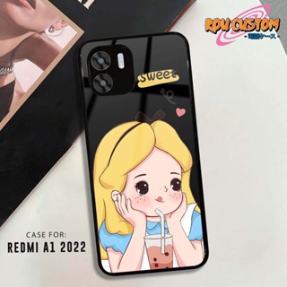 เคสโทรศัพท์มือถือแบบนิ่ม ลายอะนิเมะ Hp Cute Motif Hardcase สําหรับ Xiaomi Redmi A1 2022 Case Hp Xiaomi Redmi A1 2022 Rou Custom [Snow White]