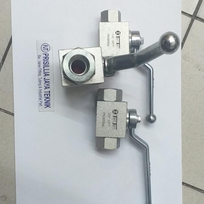 ด้ายบอลวาล์วไฮดรอลิก Npt Pn500Bar 1/4"