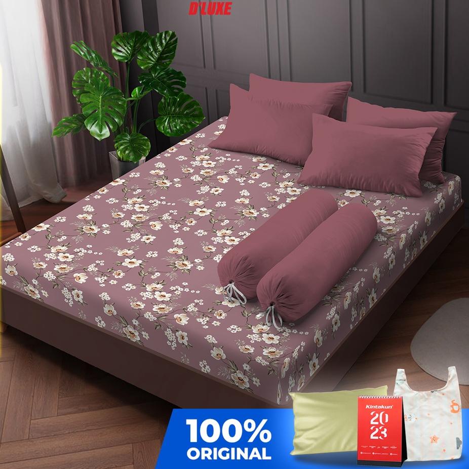 TrxNn4N8 ราคาสุดพิเศษ Kintakun ผ้าคลุมเตียง 180 King Flower Dluxe Nirmana Microfiber B2 20 cm (5in1)
