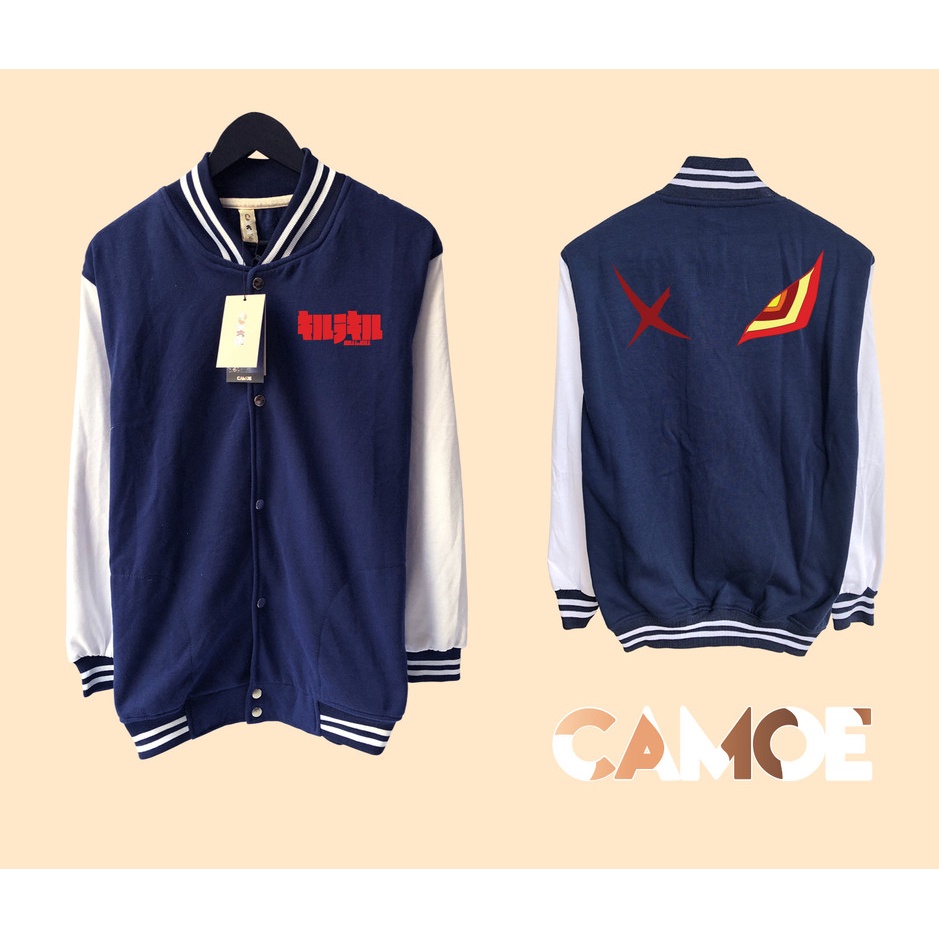 Kill La Kill Senktsu Eyes Anime Varsity Baseball Jacket