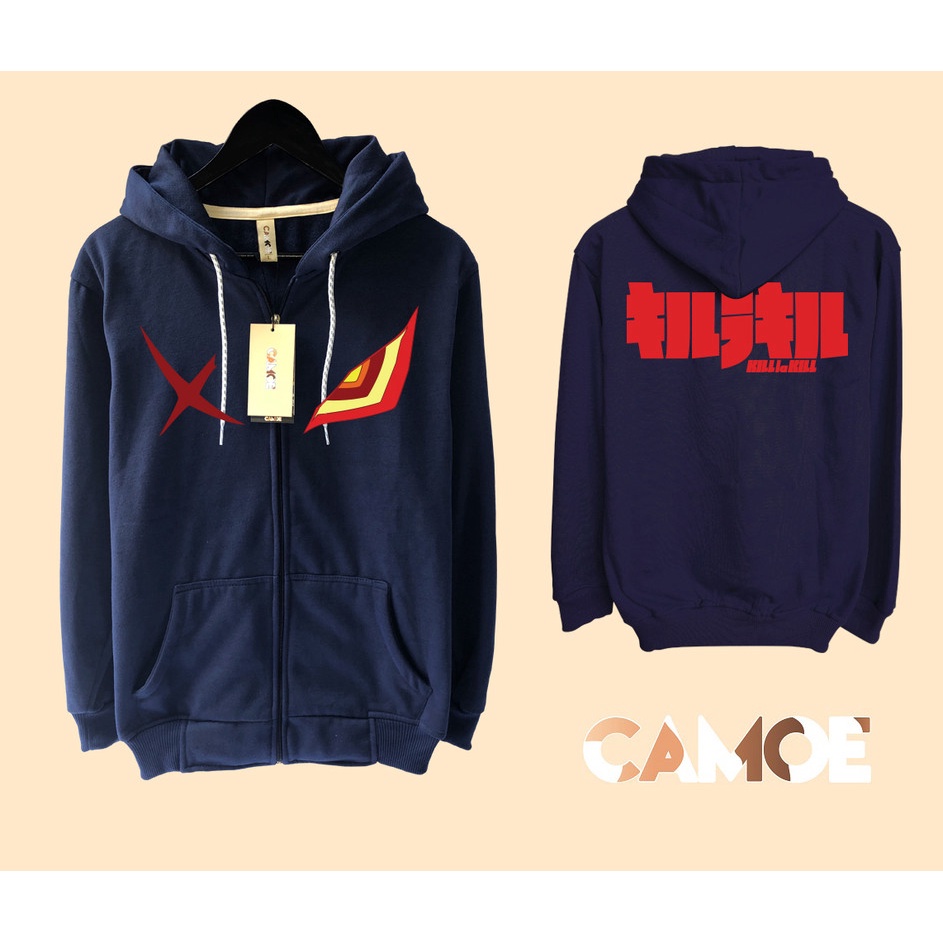 Kill La Kill Senktsu Eyes Anime Zipper Hoodie Jacket