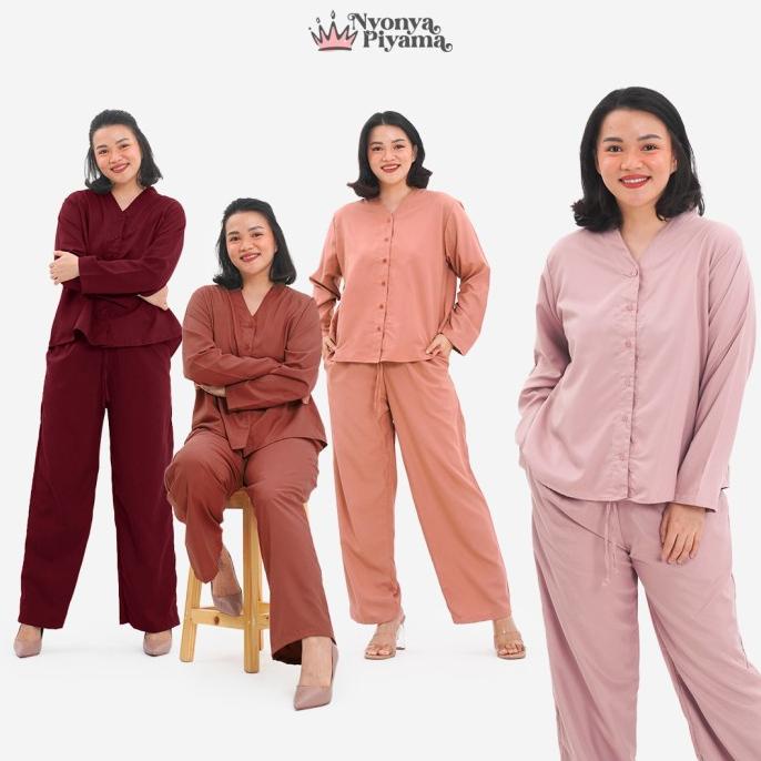 Mrs Pajama Poly Bamboo Pajama Long Sleeve Cozy Pajama 01