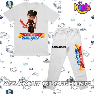 เสื้อยืด พิมพ์ลายภาพยนตร์ Boboiboy Galaxy The Movie Jogger สําหรับเด็กผู้ชาย และเด็กผู้หญิง