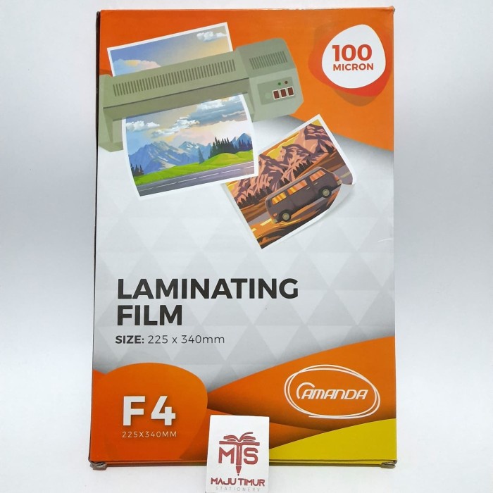ฟิล์มเคลือบบัตร Amanda F4 100 ไมครอน