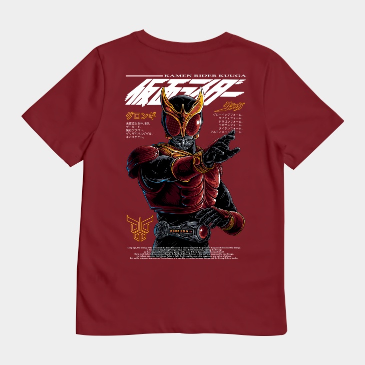 KRMK เสื้อยืด Distro สําหรับเด็ก Unisex พร้อมภาพ KAMEN RIDER KUUGA