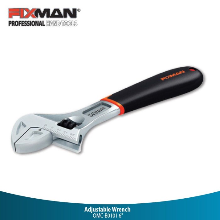 Fixman Omc-B0101 ประแจเลื่อน 6 นิ้ว - ประแจ