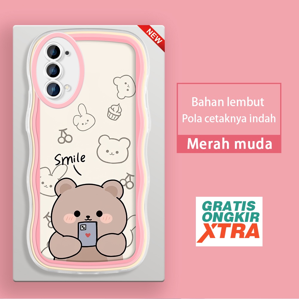 OPPO Reno 2Z 3 4 4F 5 5K 6 7 8T 7Z 8Z 9 F21 S A1 Pro 5G 4G เคสโทรศัพท์ We Bare Bears รูปแบบเซลฟี่สีส