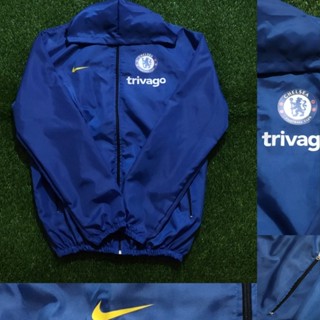 รับประกัน CHELSEA เสื้อแจ็กเก็ตร่มชูชีพ กันน้ํา สีฟ้า