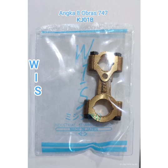 MESIN Mutiaradstore รูป 8 Kj01B เครื่องโอเวอร์ล็อคอุตสาหกรรม ยี่ห้อ WES Japan