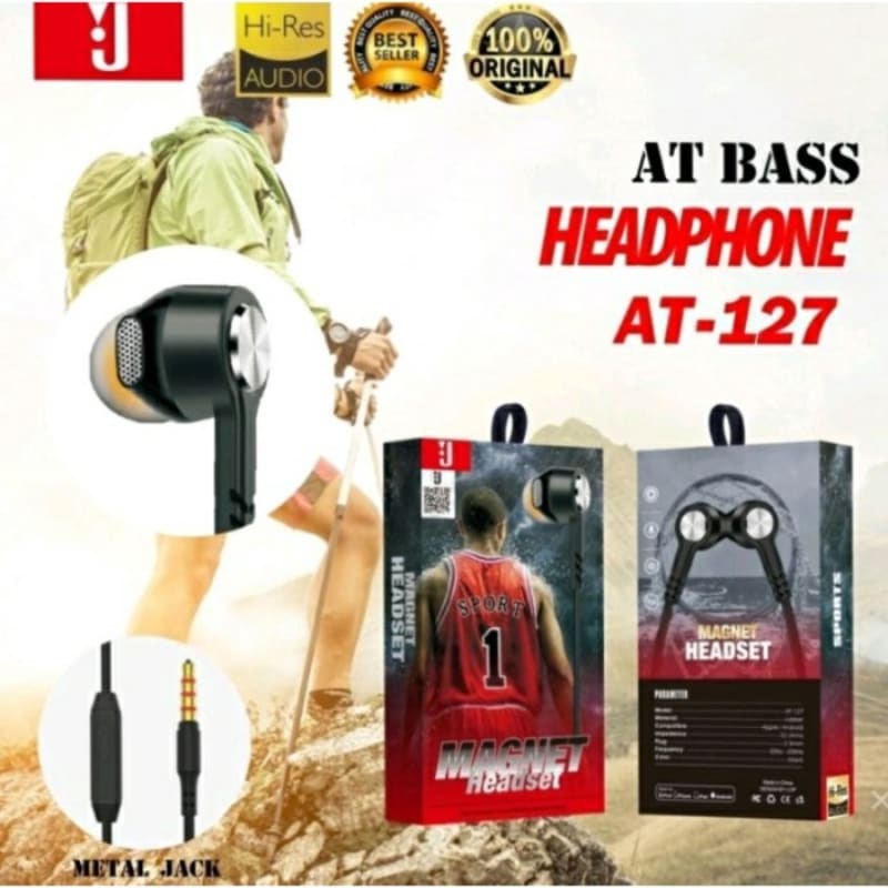 Jbl AT-127 SUPERBASS ORIGINAL HeadSet