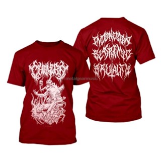 เสื้อยืด Hadeath - CHALERA - สีแดงเข้ม คุณภาพสูง