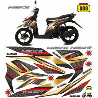 สติกเกอร์ติดตกแต่งมอเตอร์ สําหรับ Suzuki nex-ii Striping nex-11 125 lis