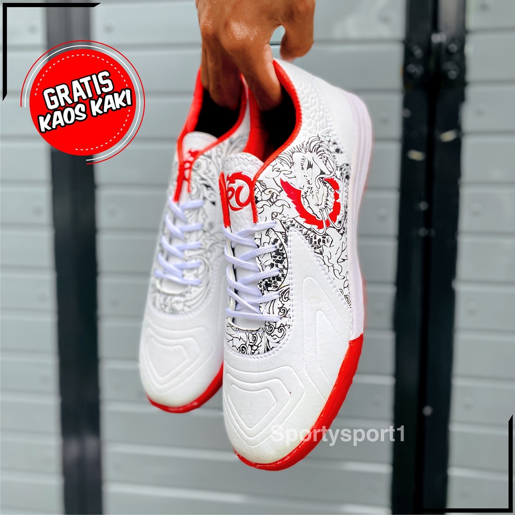 รองเท้า FUTSAL Rp. 35,000 ฟรีถุงเท้ารองเท้าฟุตซอลราคารุ่นล่าสุด Ortus Unity Dragon Ryujy Meister For