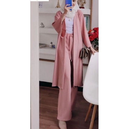 Pictureจริง!! Yora Long Cardigan Set - ชุดสูทผู้หญิง - ชุดถัก