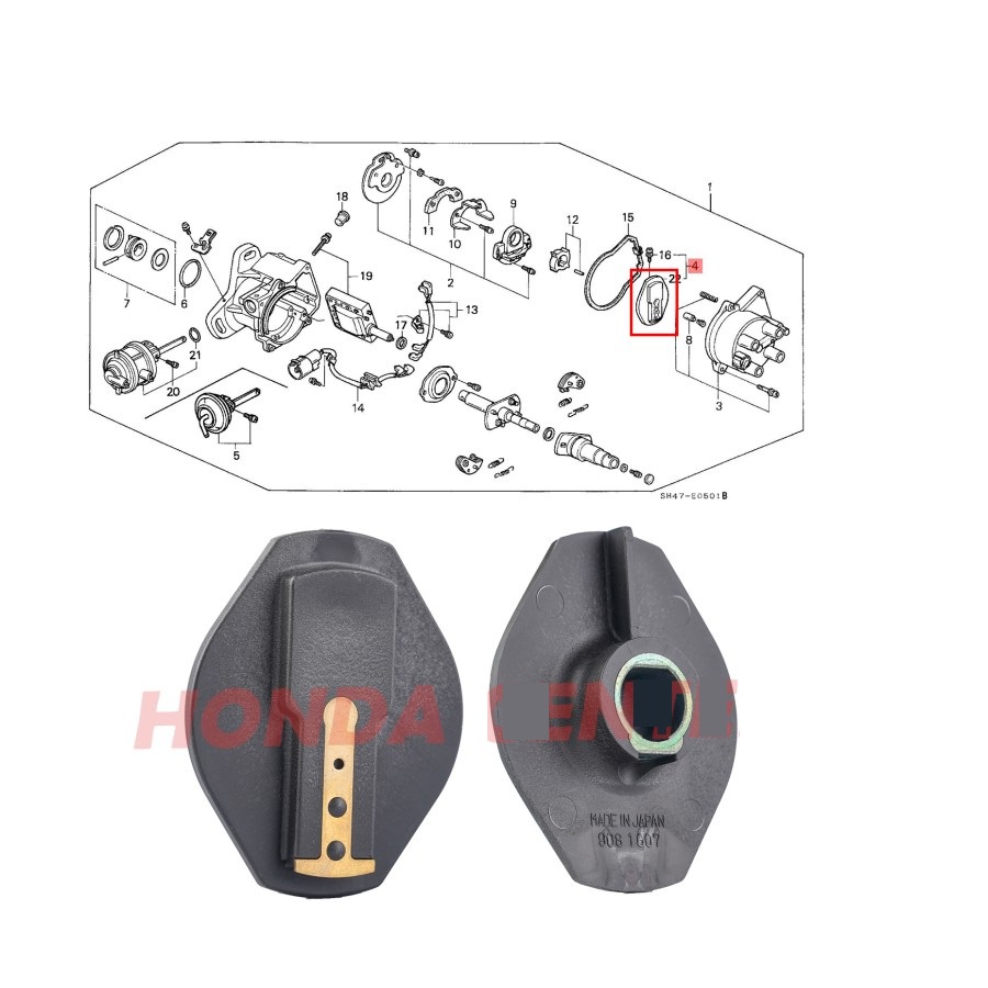Aveiro shop - delko accord maestro โรเตอร์ 1990 1991 delco maestro โรเตอร์คาร์บูเรเตอร์ maestro 1990