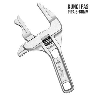 Allefix Kunci Inggris Kunci Ring Pas Universal Adjustable Wrench Spanner-6626