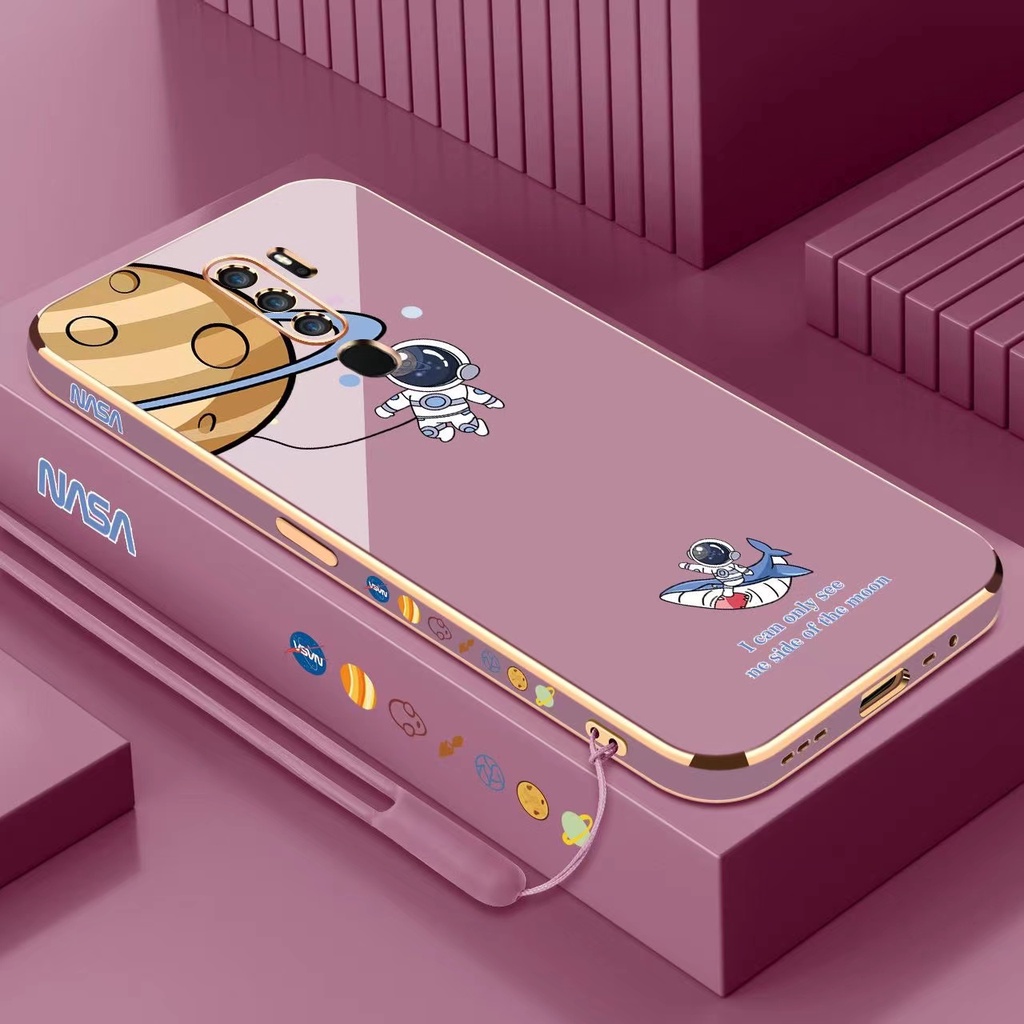 เคส Samsung A42 F42 A01 S10 Lite S8 S8 Plus J7 M30S M21 เคสโทรศัพท์นักบินอวกาศกล้องโทรทรรศน์