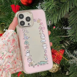 เคสโทรศัพท์มือถือ tpu แบบนิ่ม ลายสัตว์ สําหรับ iPhone 14 14promax 14pro 11 12pro 13pro