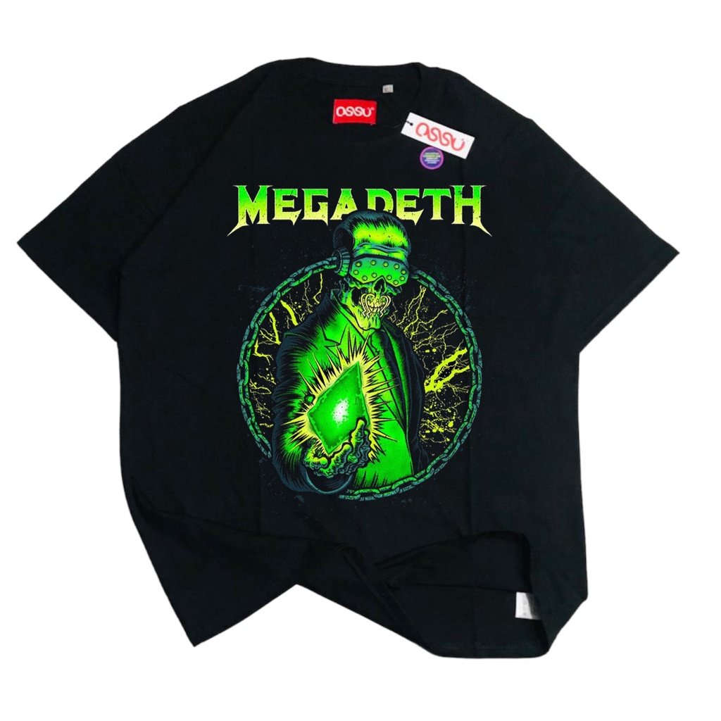 Ossu TSHIRT BAND MEGADETH THE KRYPTONITE STONE