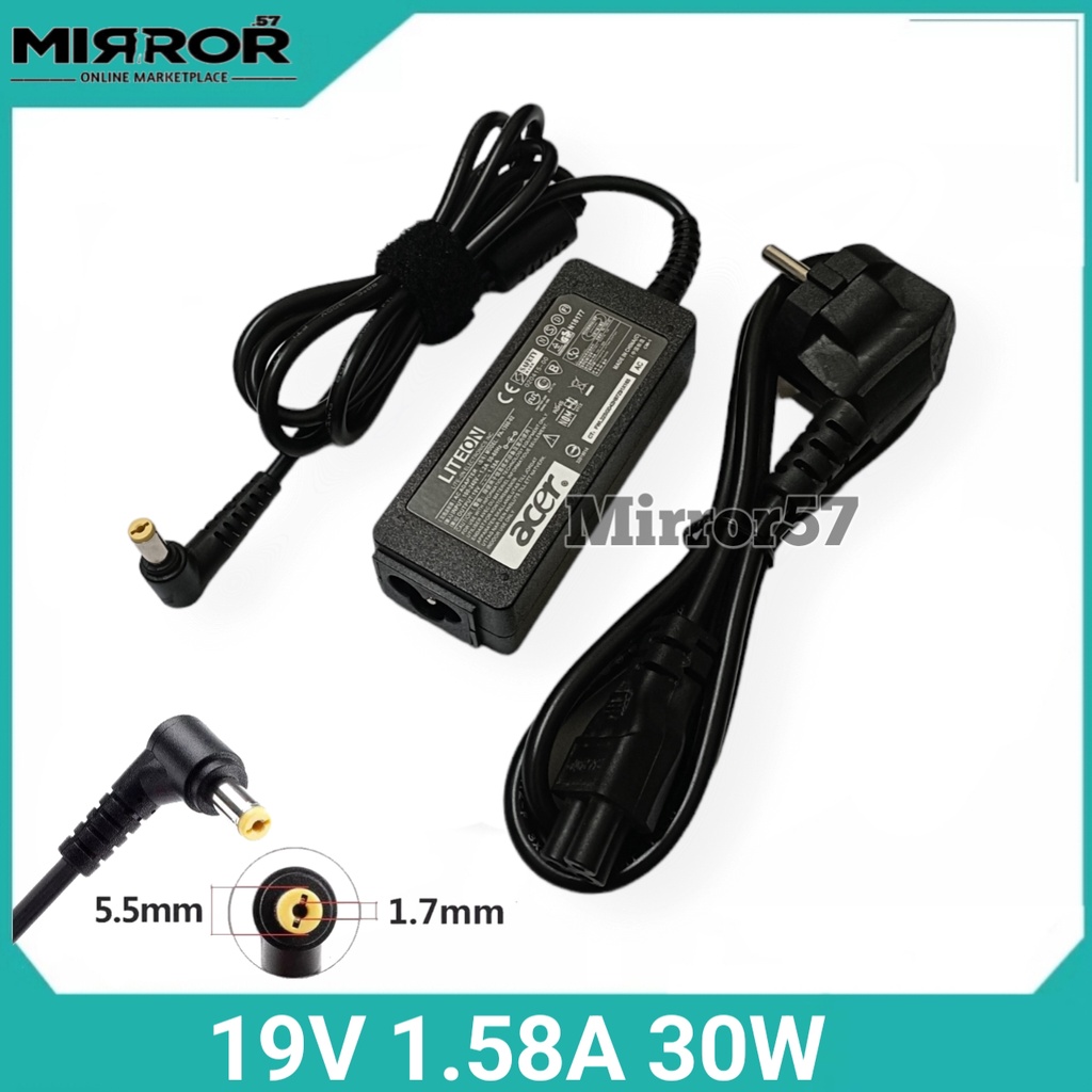 Acer Aspire One ADP-30JH B PA-1300-04 LC.ADT00.005 อะแดปเตอร์ Acer 19V 1.58A 30W