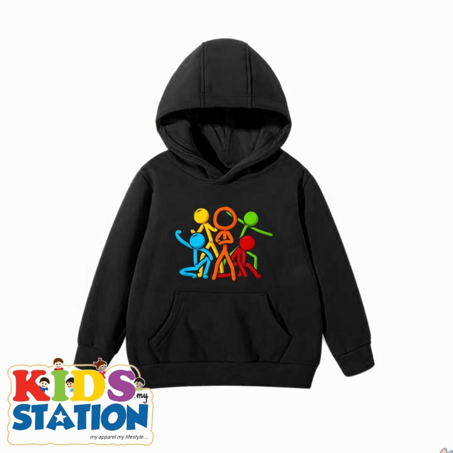 เสื้อแจ็คเก็ตมีฮู้ด STICKMAN ALAN BECKER BOYS