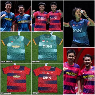 เสื้อยืด ลาย All star Indonesia Badminton 2023