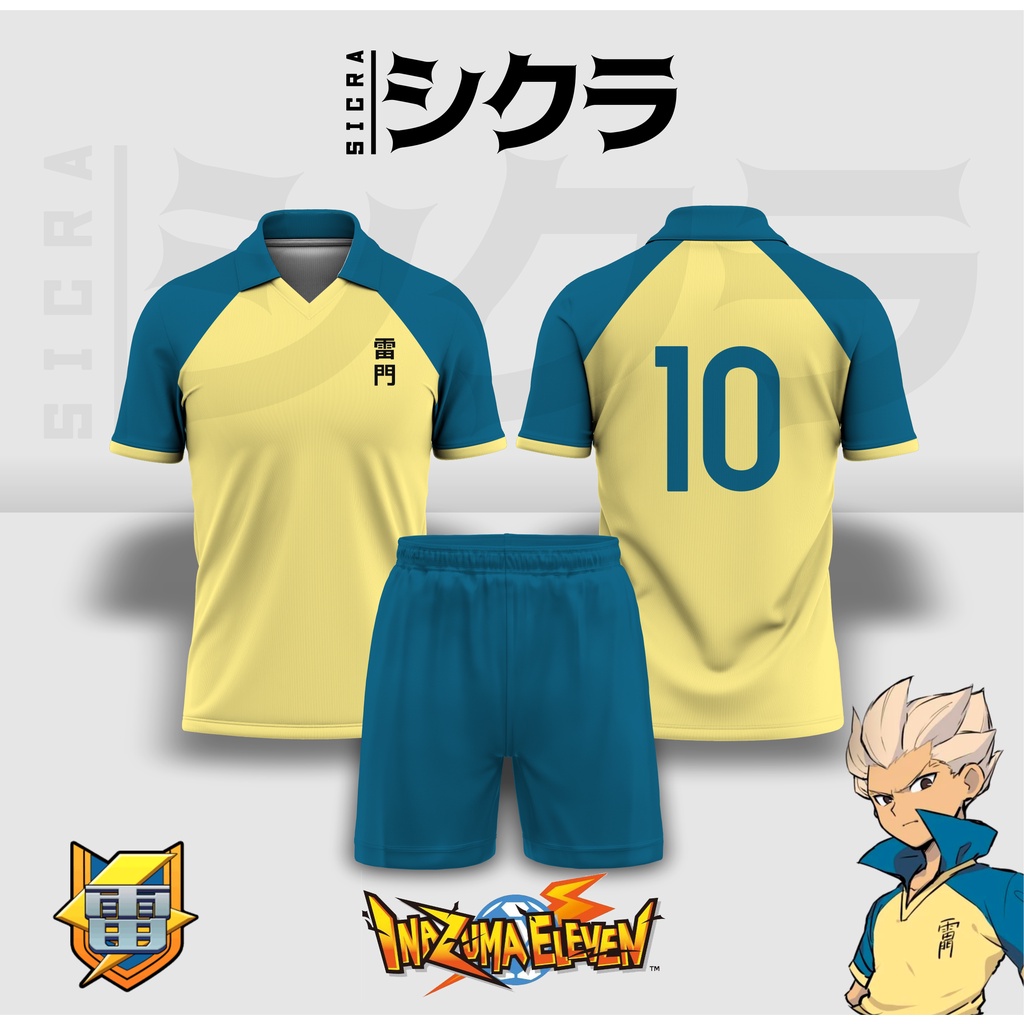 Jersey Anime Inazuma Eleven Rimon Soccer Club คอสเพลย์บอลมังงะ