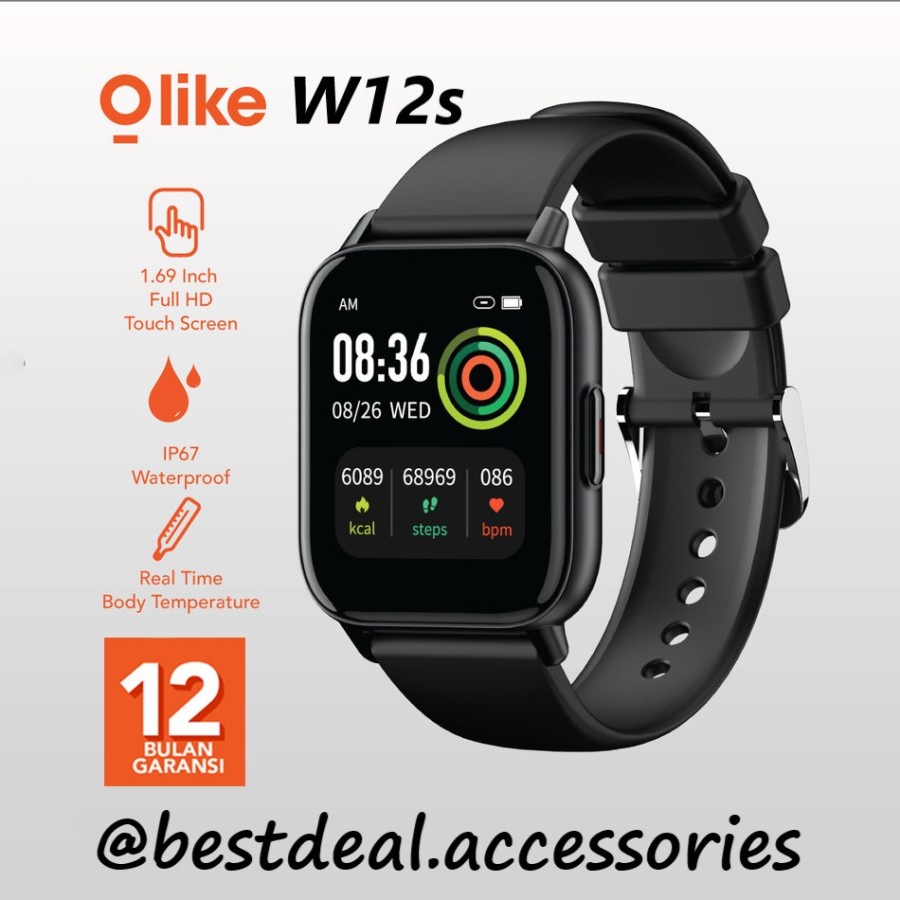 Olike W12s สมาร์ทวอทช์ ของแท้ กันน้ํา GPS ควบคุมแบบสัมผัส