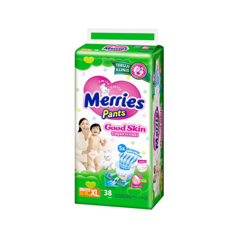 กางเกง Pampers Merries XL 38