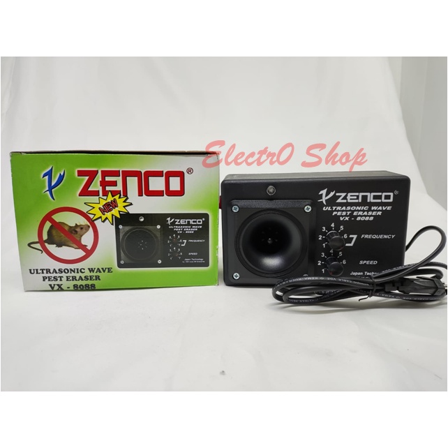 อุปกรณ์ไล่หนูอัลตราโซนิกยี่ห้อ Zenco VX-8088