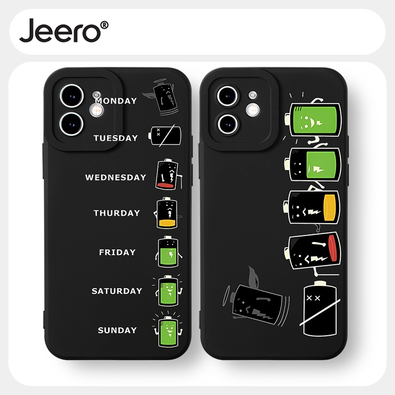 Jeero เคสคู่ เคสไอโฟน คู่รัก กันกระแทกซิลิโคนนุ่มน่ารักตลก เคสโทรศัพท์ Compatible for iPhone 16 15 14 13 12 11 Pro Max SE 2020 X XR XS 8 7 6 6S Plus พลัส HFF2820