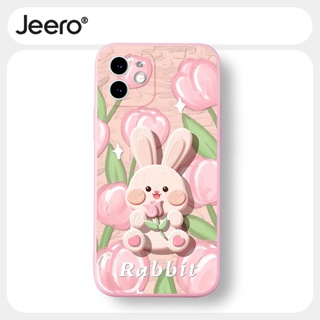 Jeero เคสไอโฟน เคสซิลิโคนนุ่มกันกระแทกน่ารักตลก เคสโทรศัพท์ Compatible for iPhone 14 13 12 11 Pro Max SE 2020 X XR XS 8 7 6 6S Plus พลัส HFF2834