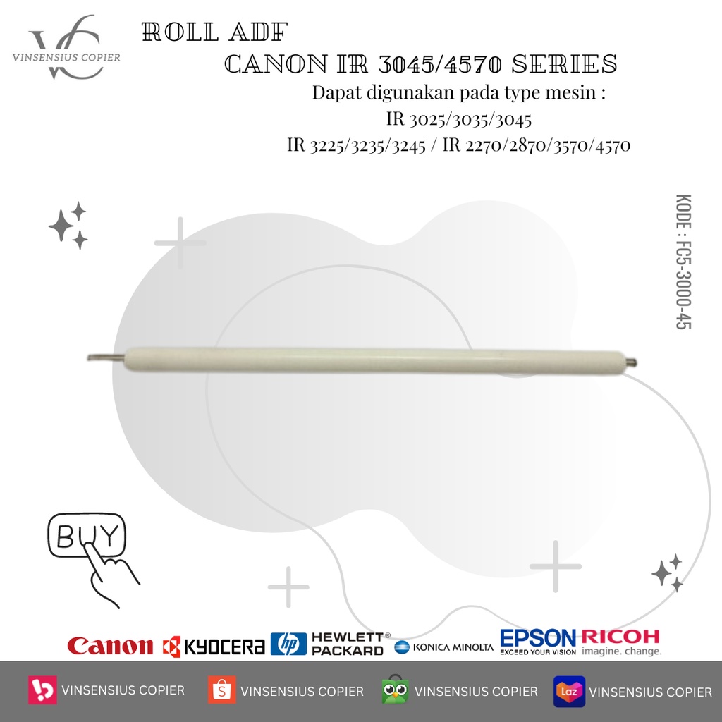 ROLL PLATEN ADF CANON IR 4570 SERIES