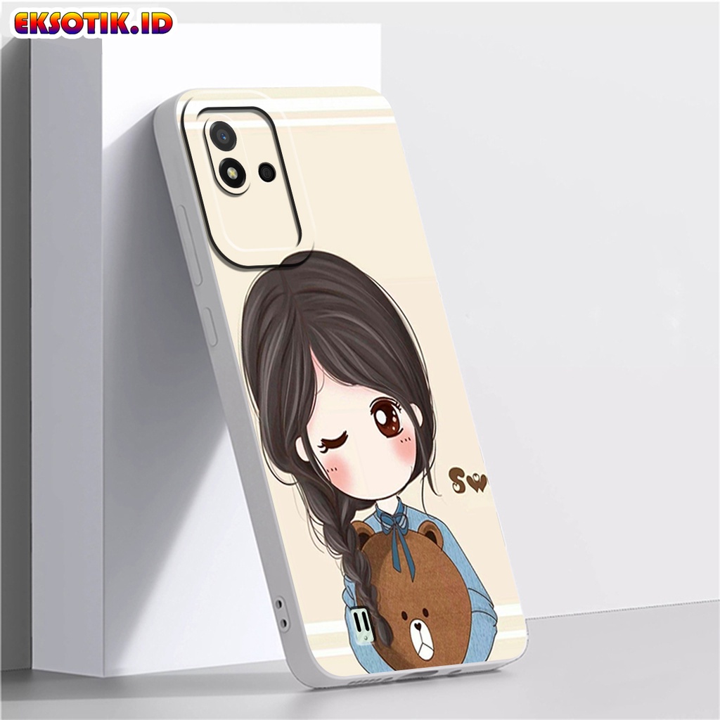 เคส REALME NARZO 50i - Eksotik.id - เคส REALME NARZO 50i - เคส CUTE GIRL - ผิวมือถือ - REALME NARZO 