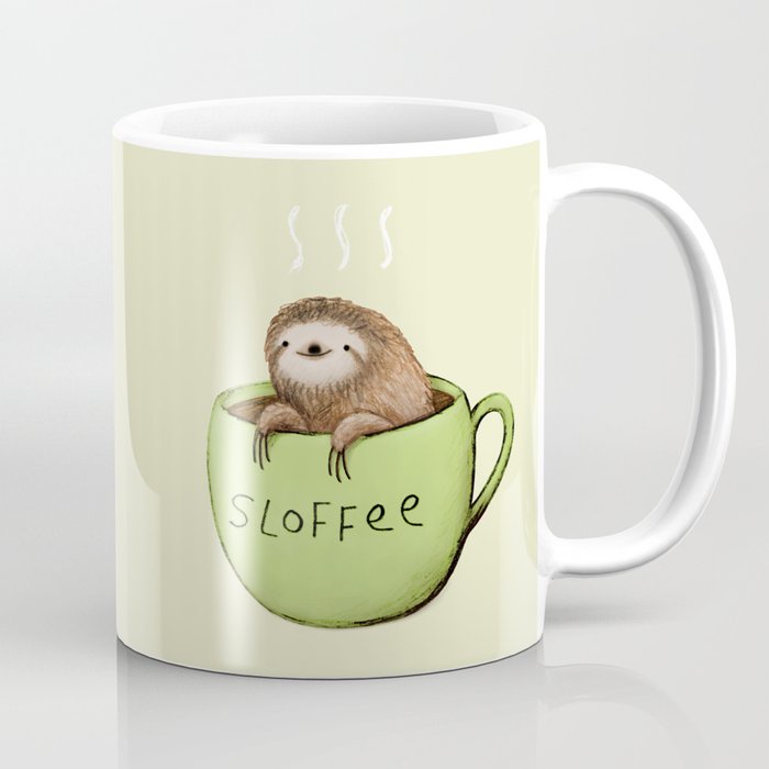 แก้วสัตว์น่ารัก Sloth Sloffe Coffee